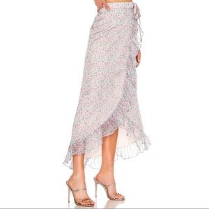 Lovers + Friends Waves For Days Floral Maxi Skirt